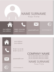 Visitenkarte Design Vorlage