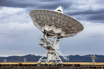 large satellite dish