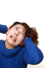 気が狂ってしまった女性