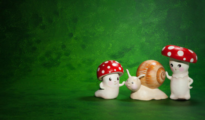 ceramic puppets