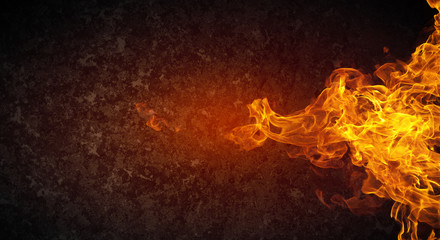 Fire flames