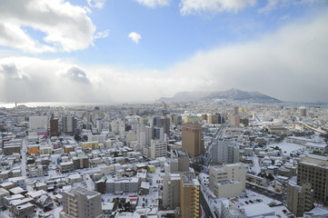 Fototapeta premium Hokkaido city scape