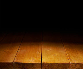 Wooden boards background composition