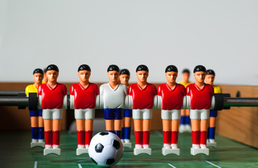 Ball game of table football