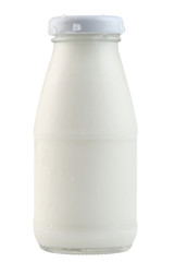 glass milk bottle