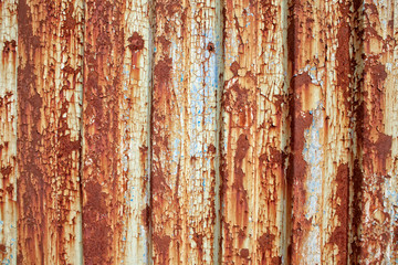 Rusted chipped metal paint background