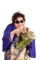 portrait of woman fashionable