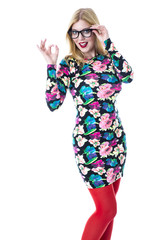 Model Released. Attractive Young Woman Making OK Hand Sign