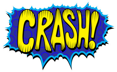 Crash - Comic Expression Vector Text