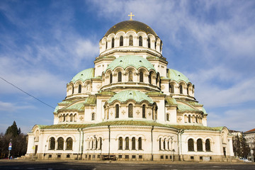 The Alexander Nevsky Cathedral in Sofia, Bulgaria