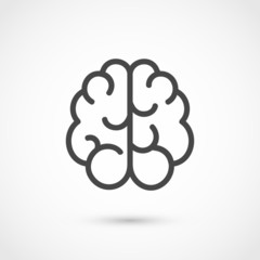 Brain icon. Vector illustration