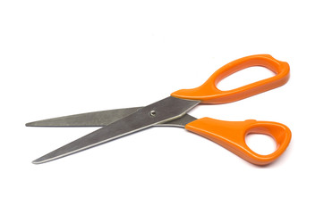 scissors on white background