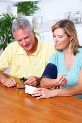 Obraz premium Blood pressure measuring.