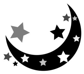 Stars Moon Shape