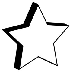 Obraz premium 3d Retro Star