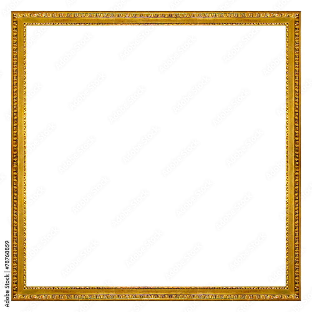 Wall mural Square Gold Picture Frame