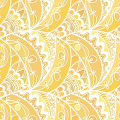 Abstract seamless doodle pattern
