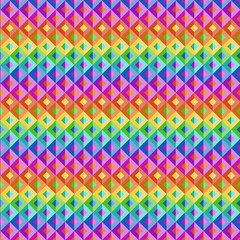 Bright Rainbow Abstract Geometric Background