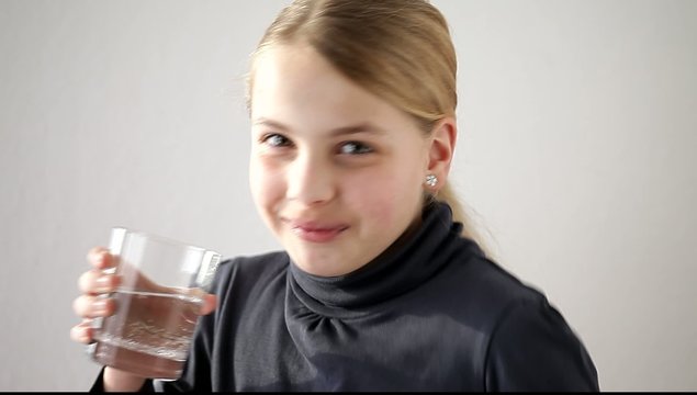 drinking water