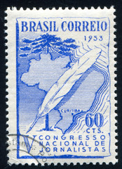 Quill Pen Map and Tree