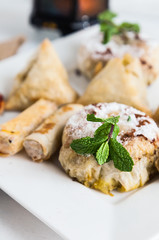 Typical food and fresh Moroccan