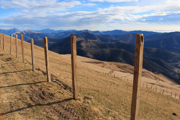 Fototapeta na wymiar panorama dal monte Generoso