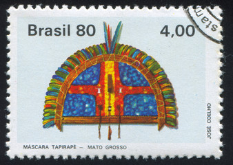 Tapirape Mask Mato Grosso