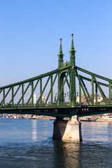 Liberty Bridge in Budapest, Hungary