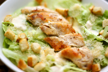 Cesar salad with chicken