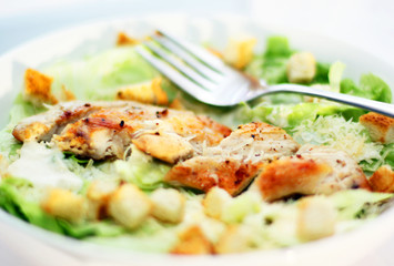 Cesar salad with chicken