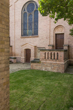Bornstedt-Kirche-Rueckseite