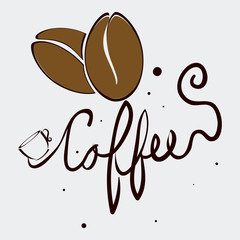 Obraz premium Coffee design, vector illustration.