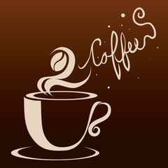 Coffee design, vector illustration.