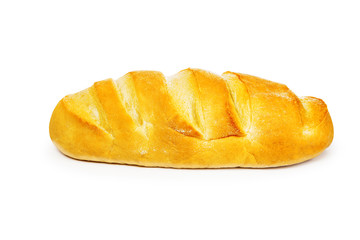 bread on a white background