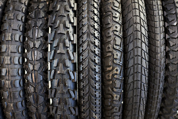 New bicycle tires with different tread