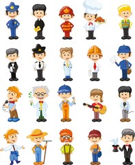 Герои мультфильмов разных профессий