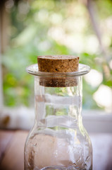 small vintage cork bottles