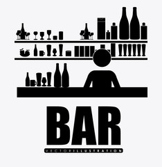 bar, design, vector illustration.