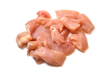 Raw chicken fillet.