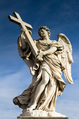 Obraz premium Angel with the Cross