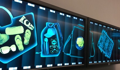 Security post at Singapore flyer