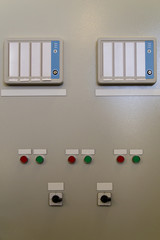 Central annunciation panel in electrical substation