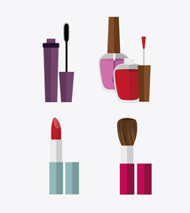 make up design, vector illustration