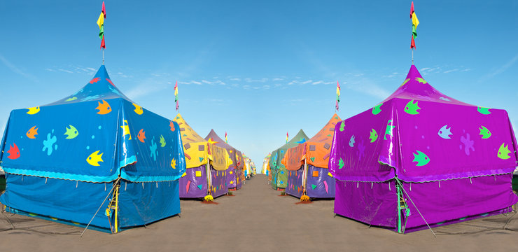 carnival tents