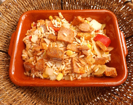 Gyros reis pfanne