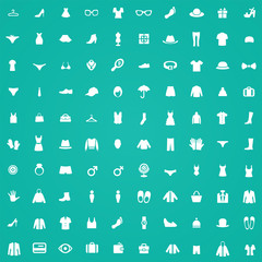 100 clothes icons