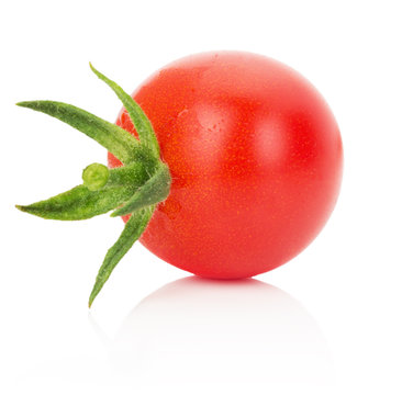 cherry tomato isolated on the white background