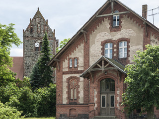 Fototapeta na wymiar Gottberg-Pfarrhaus