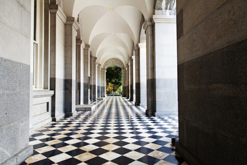 Front Porch Of California State Capitol Building