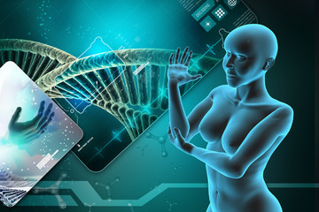 young woman touching her painful elbow